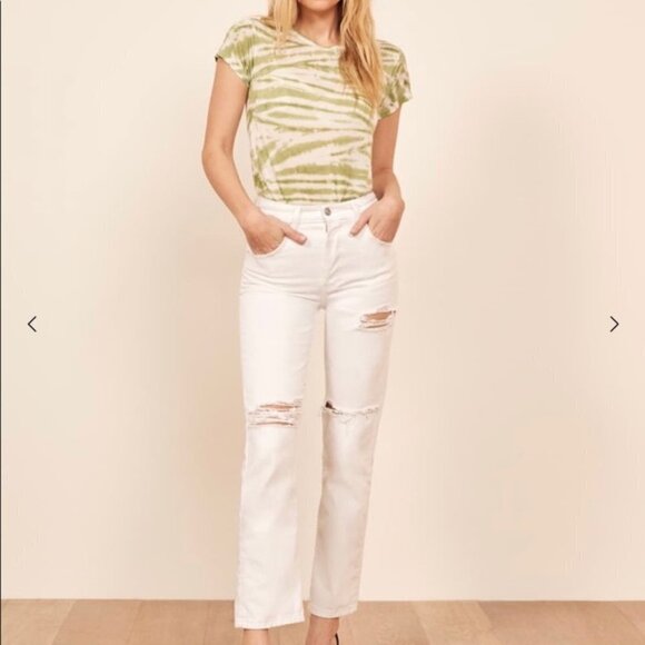 Reformation Cynthia High Relaxed Jean size 26 NWT - Picture 3 of 8